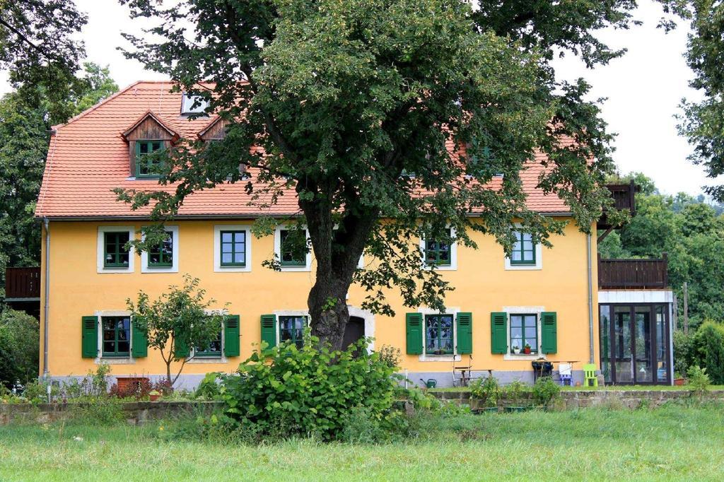 Traumhaftes Elb-Chalet Dresden Bagian luar foto